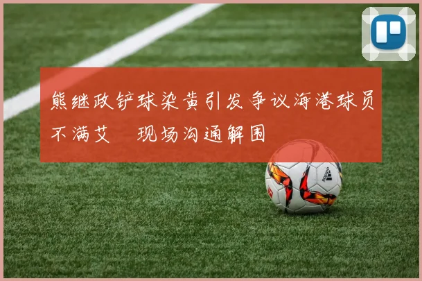 熊继政铲球染黄引发争议海港球员不满艾堃现场沟通解围